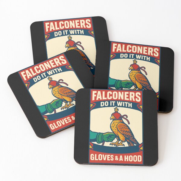 Item preview, Falconers Do It With Gloves & A Hood funny falcon designed and sold by LuminOrb.