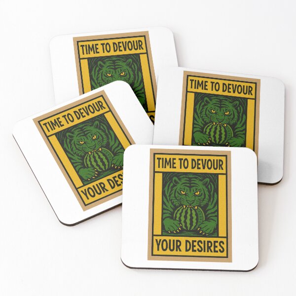 Item preview, Time To Devour Your Desires Green Tiger designed and sold by GorinART.
