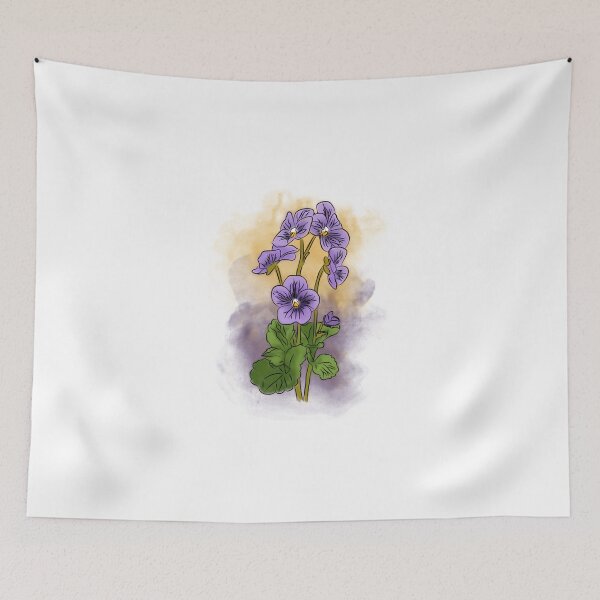 Item preview,  Gentle Beauty Purple Pansy designed and sold by BogdaSchade.