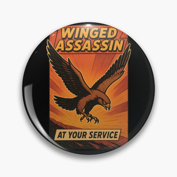 Item preview, Falcon Winged Assassin At Your Service Falconry designed and sold by LuminOrb.