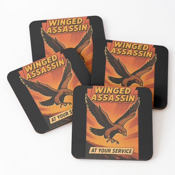Item preview, Falcon Winged Assassin At Your Service Falconry designed and sold by LuminOrb.