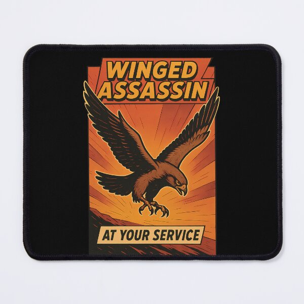 Item preview, Falcon Winged Assassin At Your Service Falconry designed and sold by LuminOrb.