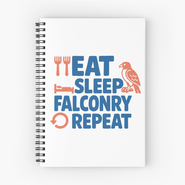 Item preview, Eat Sleep Falconry Repeat Falcon Design designed and sold by LuminOrb.