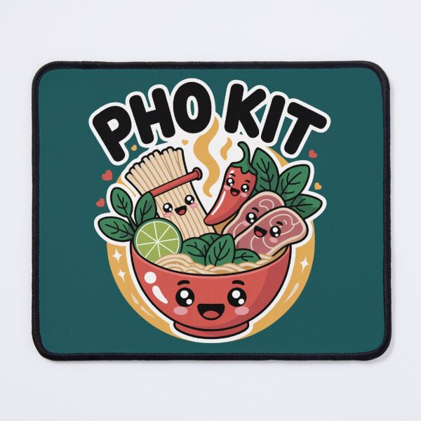 Item preview, Pho Kit – Kawaii Asian Food Art for Pho Lovers designed and sold by RDRdesign.
