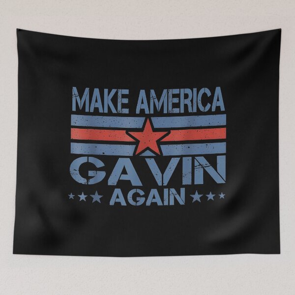 Item preview, Make America Gavin Again Funny Patriotic Retro Vintage  designed and sold by GTOxyz117.