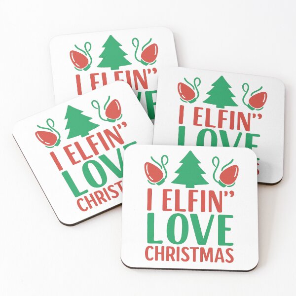 Item preview, Elfin' Love Christmas - Funny Elf Holiday designed and sold by Maryna_Reine.