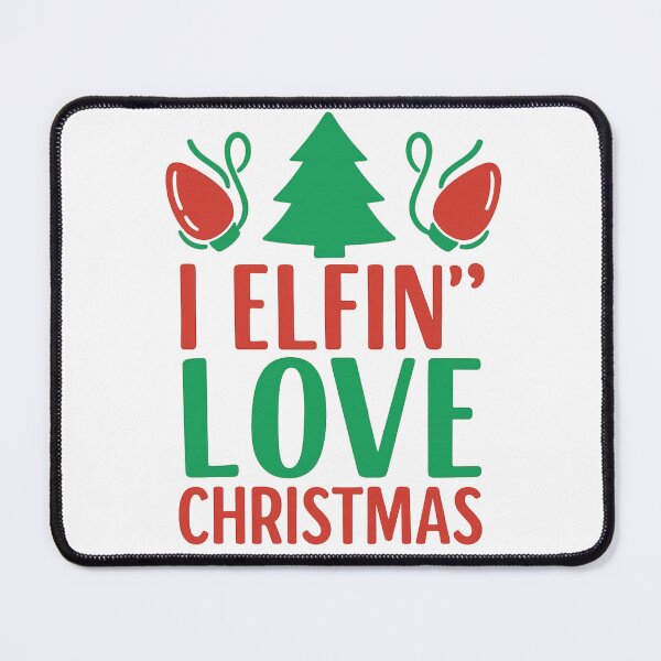 Item preview, Elfin' Love Christmas - Funny Elf Holiday designed and sold by Maryna_Reine.