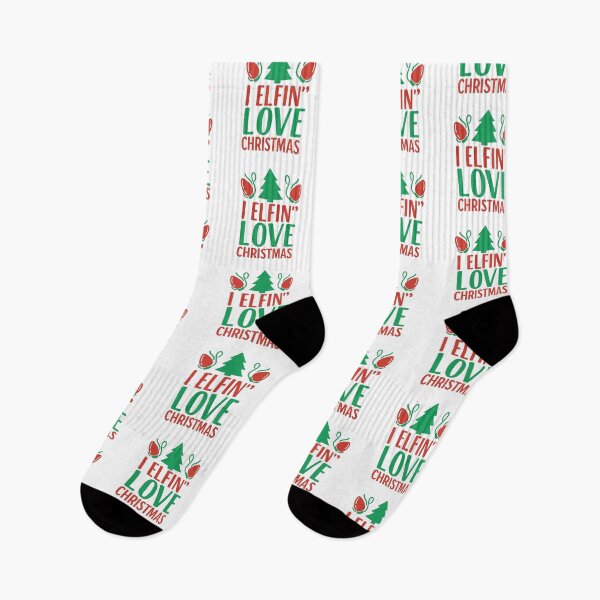 Item preview, Elfin' Love Christmas - Funny Elf Holiday designed and sold by Maryna_Reine.