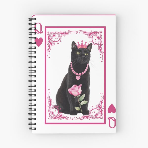 Item preview, The queen of hearts, black cat card designed and sold by coloursforkids.