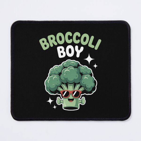 Item preview, Broccoli Boy Vegetarian Eating Broccoli Green Vegetable designed and sold by VENOM0RIOT.