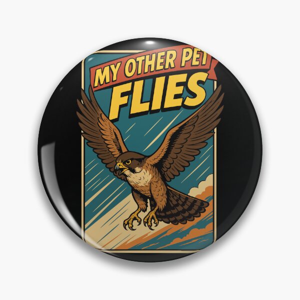 Item preview, Falcon My Other Pet Flies Falconry Adventure designed and sold by LuminOrb.
