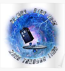 Dr Who Star Trek Race Through Time 2 Poster