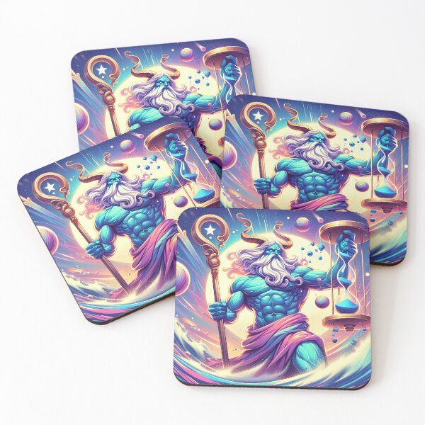 Item preview, Cosmic Chronos God of Time and Stars designed and sold by UXVisionCraft28.