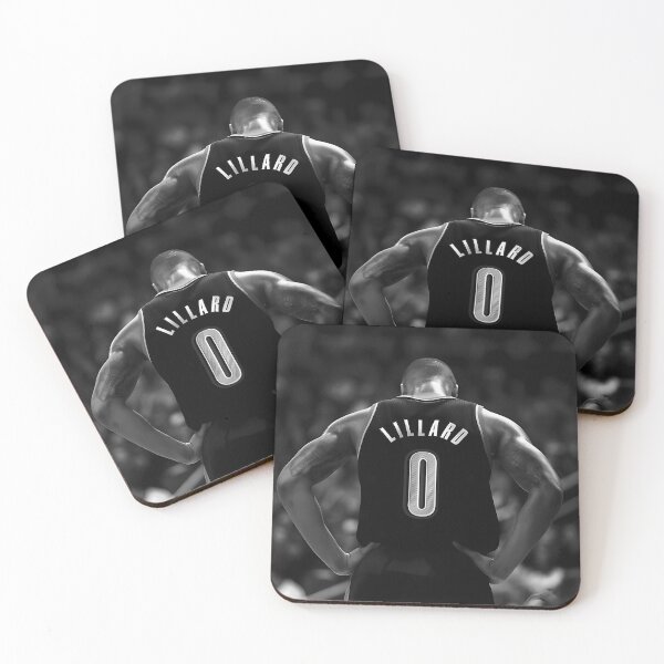 Item preview, Damian Lillard - Black  White designed and sold by JAMESSIMER.