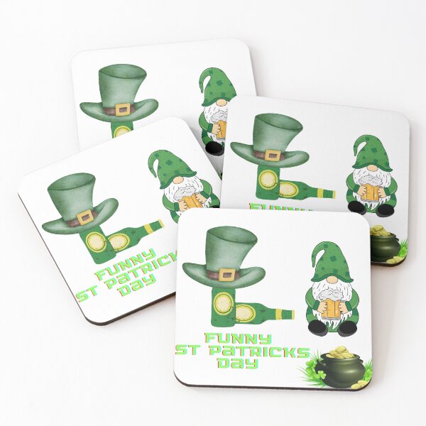 Item preview,  Funny St Patricks Day Gnome Clover designed and sold by Happyfreedom.