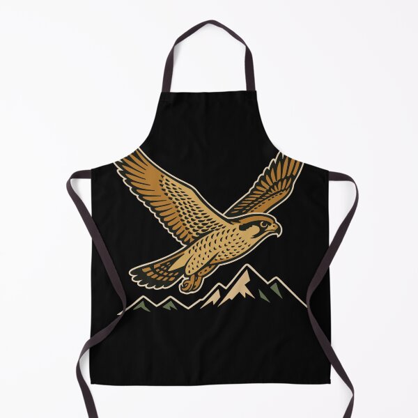 Item preview, Majestic Falcon Soaring Over Mountains designed and sold by LuminOrb.