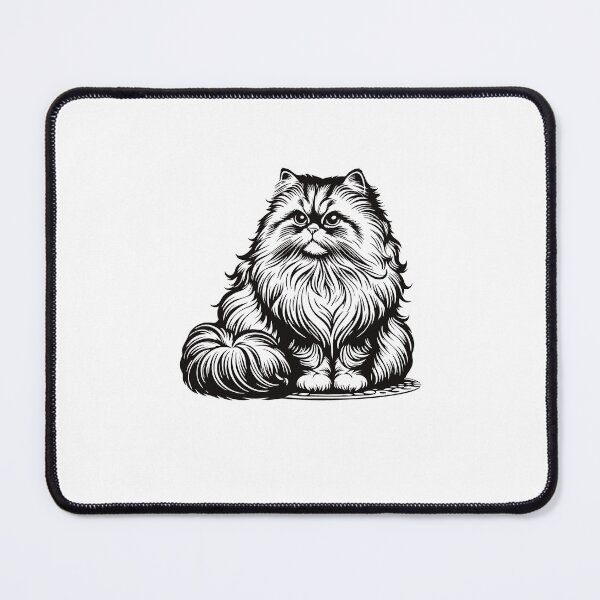 Item preview, Persian cat design, noble, fluffy and royal designed and sold by RetroMaritalArt.