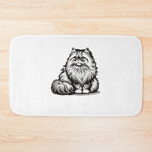 Item preview, Persian cat design, noble, fluffy and royal designed and sold by RetroMaritalArt.