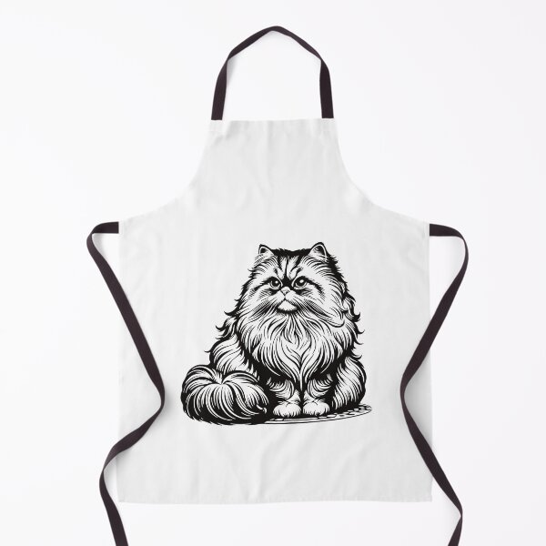 Item preview, Persian cat design, noble, fluffy and royal designed and sold by RetroMaritalArt.