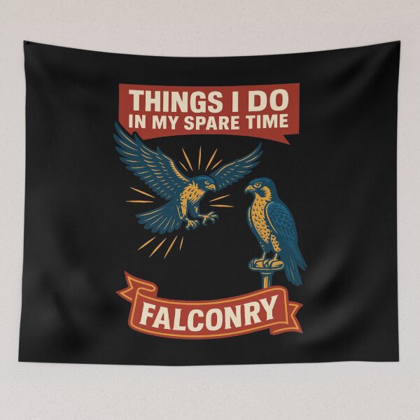 Item preview, Falcon Things I Do In My Spare Time Falconry designed and sold by LuminOrb.