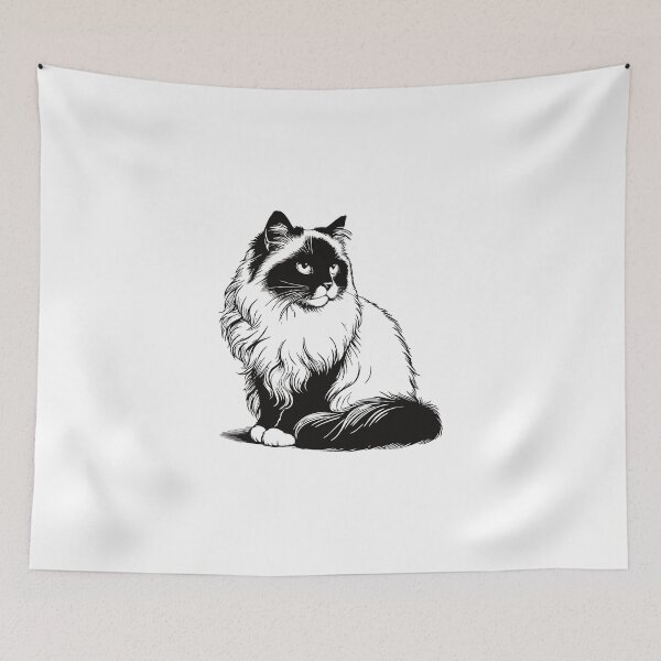 Item preview, Ragdoll Cat Design – Gentle, large and adorable designed and sold by RetroMaritalArt.