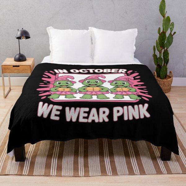 Item preview, In October We Wear Pink Turtle Halloween Breast Cancer Awareness designed and sold by HaileyRobel.