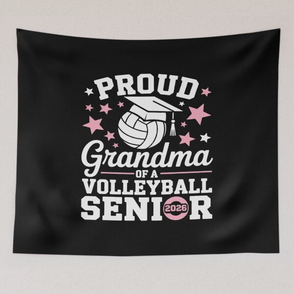 Item preview, Proud Grandma of A Volleyball Senior Grandma 2026 designed and sold by PeteHomenick.