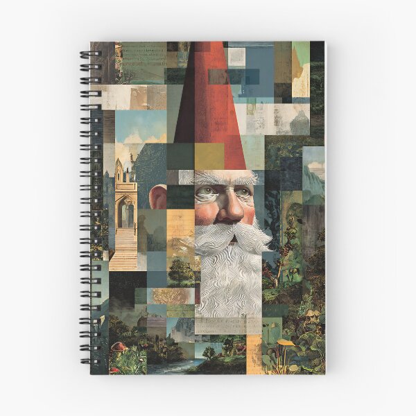 Item preview, Whimsical Gnomecore Collage designed and sold by bapupa.