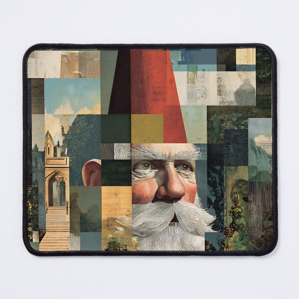 Item preview, Whimsical Gnomecore Collage designed and sold by bapupa.