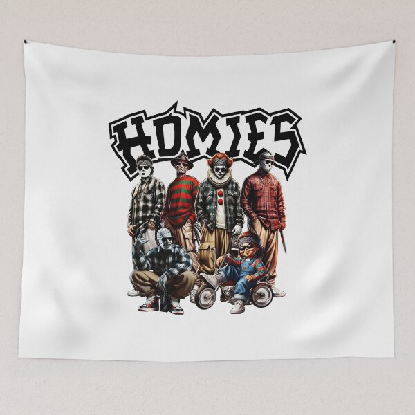 Item preview, Chicano Homies Thug Life Halloween  designed and sold by Jasonvoorhees21.