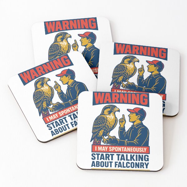 Item preview, Warning Start Talking About Falconry Falcon designed and sold by LuminOrb.