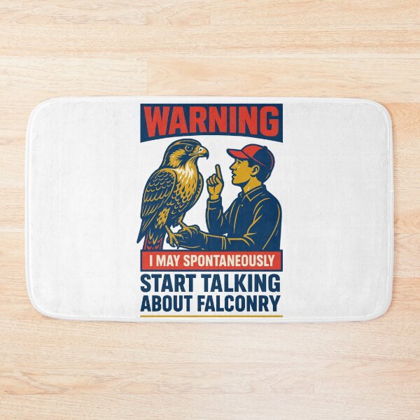 Item preview, Warning Start Talking About Falconry Falcon designed and sold by LuminOrb.