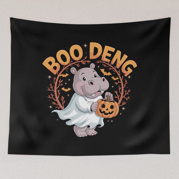 Item preview, Boo Deng Moo Deng Hippo Baby Pygmy Hippopotamus Halloween designed and sold by Bandikonsalez.