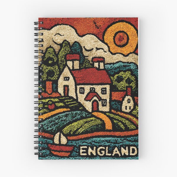 Item preview, English Countryside Poster | Cozy Cottagecore Folk Art designed and sold by TuncGK.