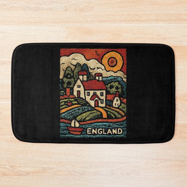 Item preview, English Countryside Poster | Cozy Cottagecore Folk Art designed and sold by TuncGK.
