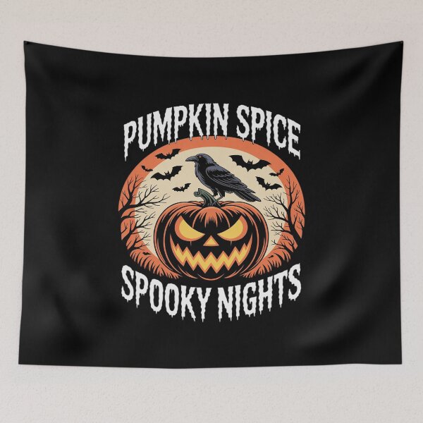 Item preview, Pumpkin Spice Spooky Nights Fall Halloween designed and sold by PeteHomenick.