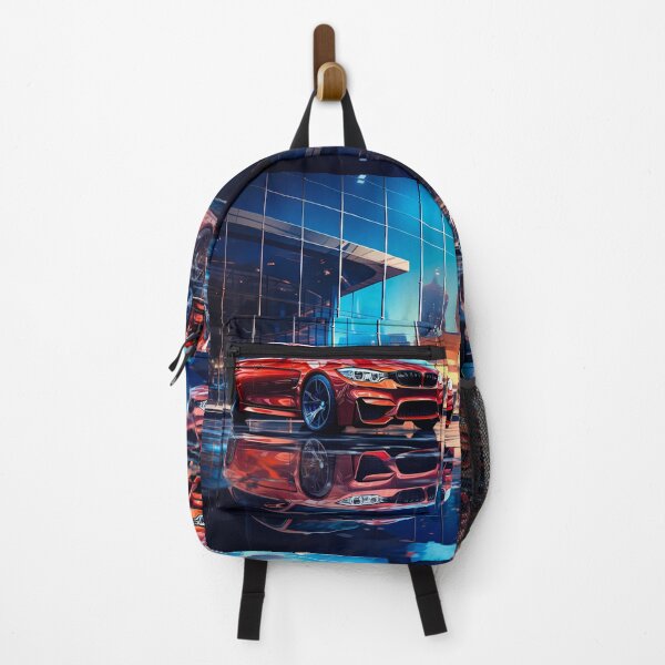 Item preview, Performance Saloon Reflected Against City Lights And Glass Architecture designed and sold by RevUpDesign.