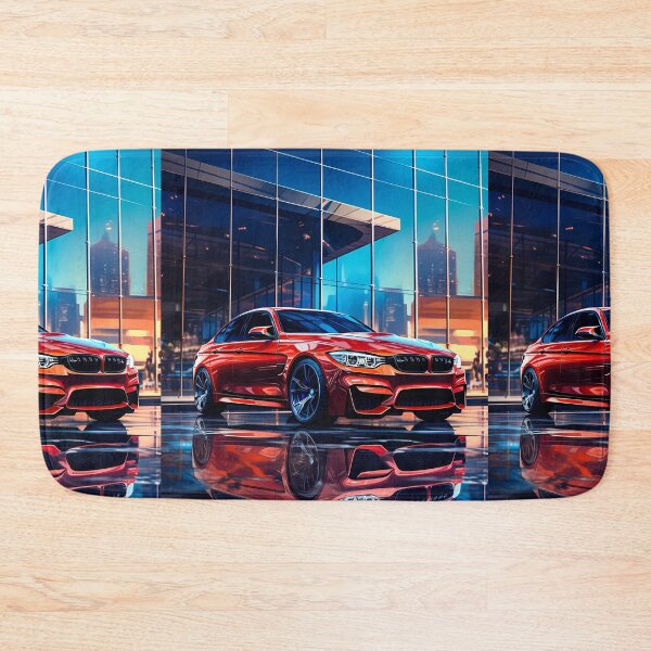 Item preview, Performance Saloon Reflected Against City Lights And Glass Architecture designed and sold by RevUpDesign.