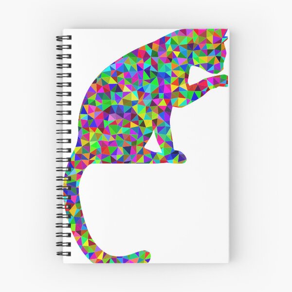 Item preview, Cat Colorful Glass Facets Gift Idea Gift designed and sold by JuVanBerger.