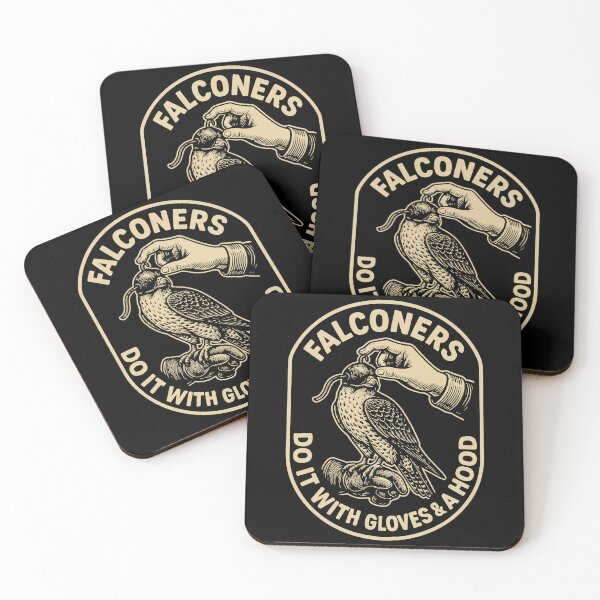 Item preview, Falconers Do It With Gloves & A Hood Art designed and sold by LuminOrb.