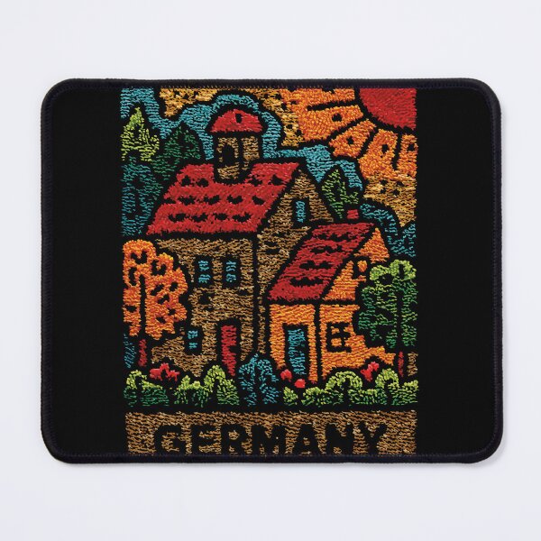Item preview, German Village Poster | Storybook Bavarian Folk Art designed and sold by TuncGK.
