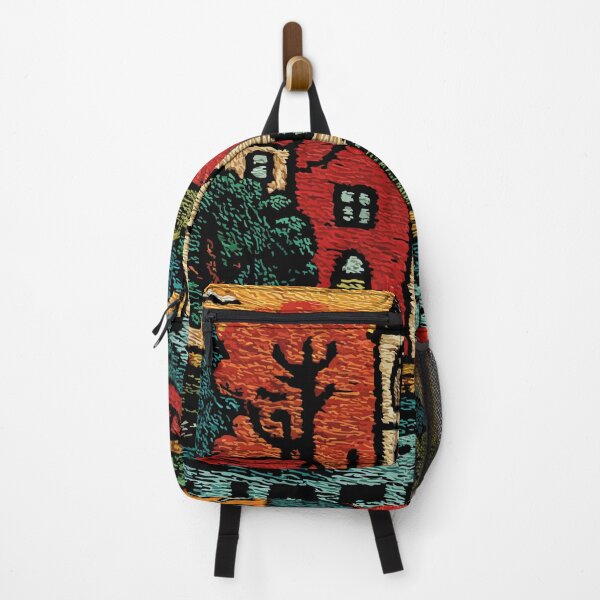 Item preview, Irish Village Poster | Cozy Emerald Isle Folk Art designed and sold by TuncGK.