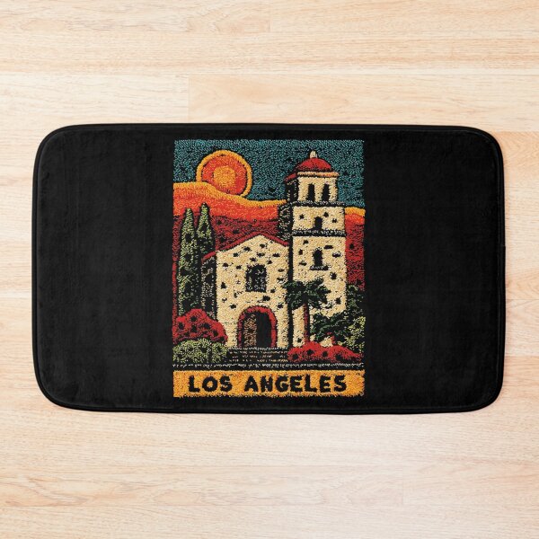 Item preview, Los Angeles Mission | California Embroidered Folk Art designed and sold by TuncGK.