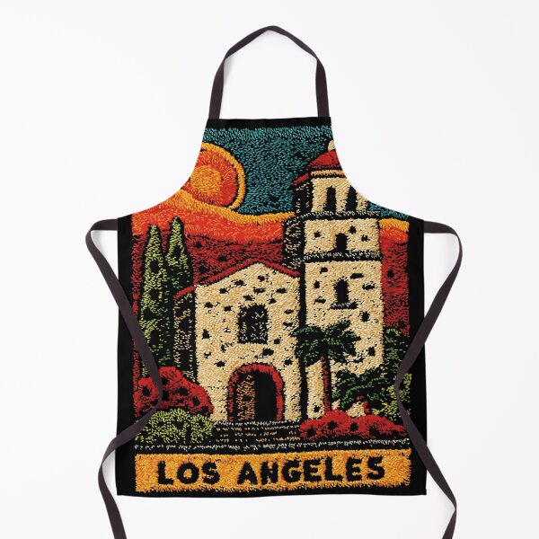 Item preview, Los Angeles Mission | California Embroidered Folk Art designed and sold by TuncGK.