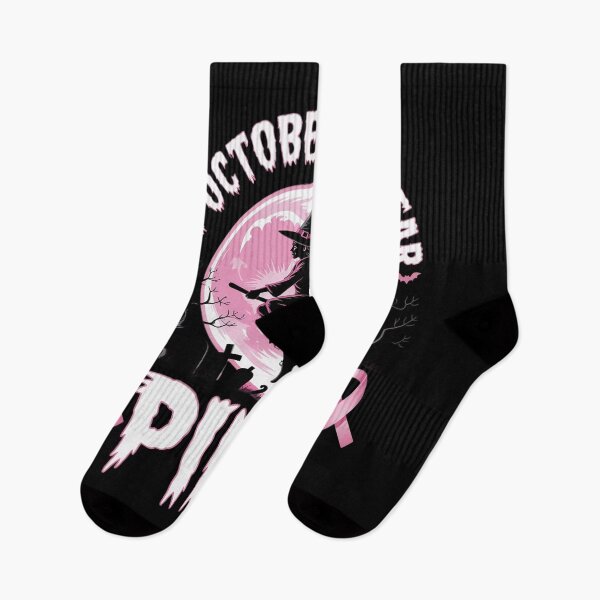 Item preview, In October We Witchs Wear Pink Breast Cancer Awareness Halloween designed and sold by AmparoBoyle.