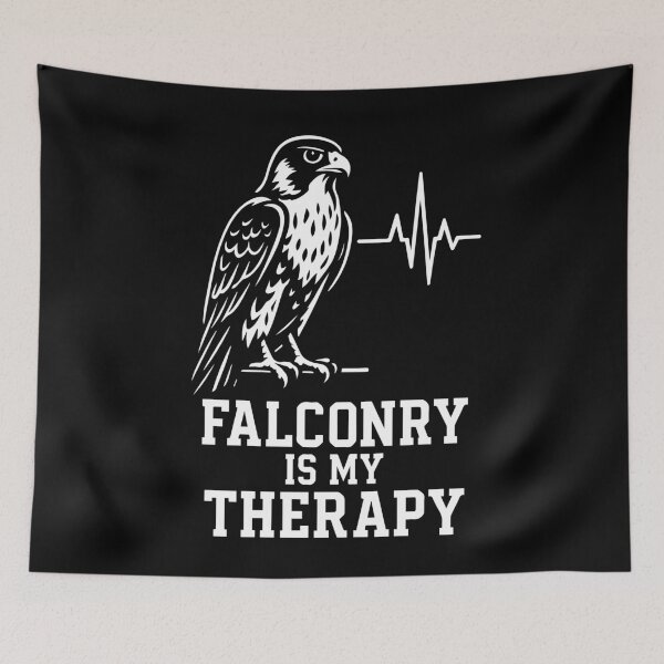 Item preview, Falconry Is My Therapy Peregrine Falcon Bird designed and sold by LuminOrb.
