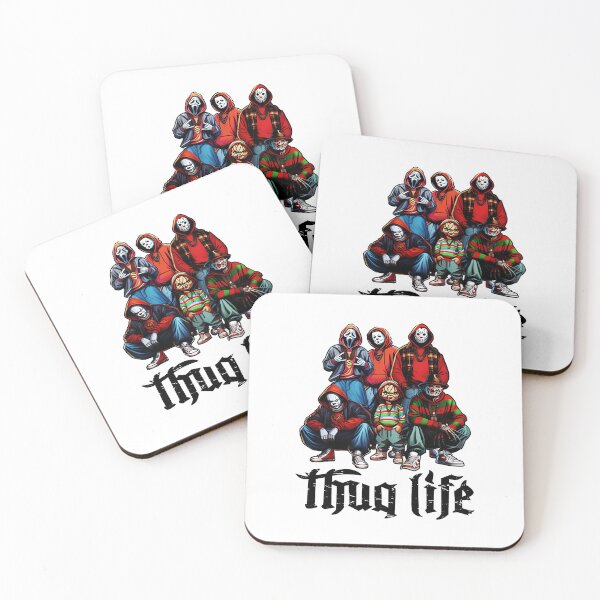 Item preview, Thug Life Gangster Horror Halloween  designed and sold by Jasonvoorhees21.