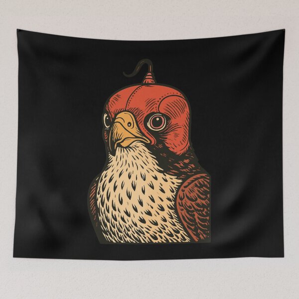 Item preview, Falconry Hunting Peregrine Falcon Bird Watching designed and sold by LuminOrb.