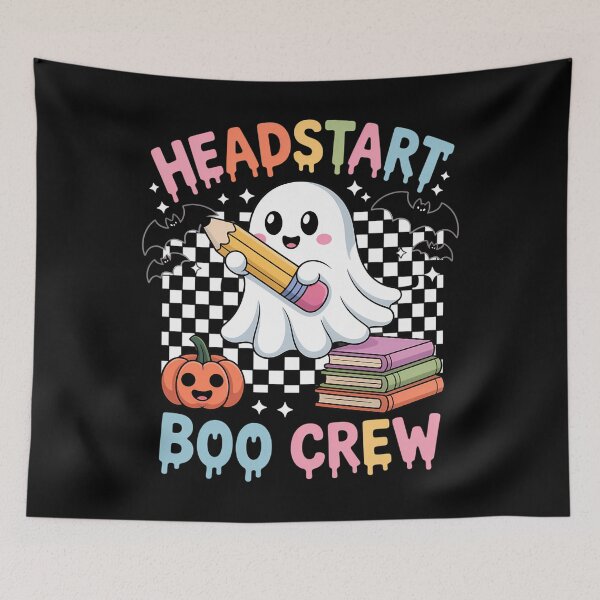 Item preview, Head Start Boo Crew Ghost Halloween Teacher Student designed and sold by Bandikonsalez.