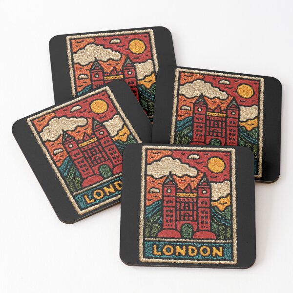 Item preview, London Fantasy Castle | Storybook Embroidered Folk Art designed and sold by TuncGK.